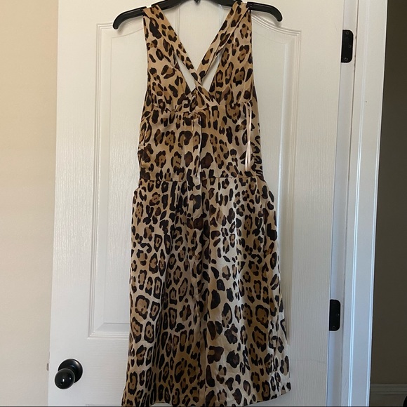 Ralph Lauren sexy leopard print dress sz10 - Picture 8 of 9